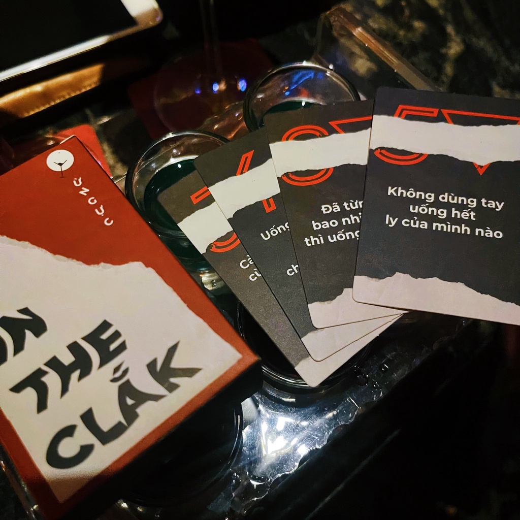 Bộ bài uống rượu drinking game In The Clak 56 lá, board game quẩy cùng bạn bè tại bar, pub, club