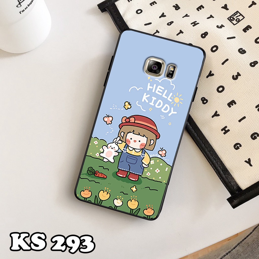 Ốp lưng Samsung Note 5 - Samsung Note 4 - Samsung Note 3 - Ốp in hình Ngân hà &amp; Roro Jumb - Lưng nhám viền TPU