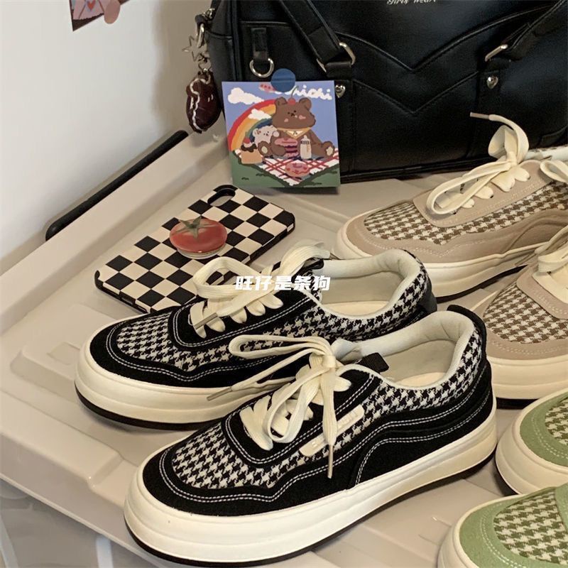 Giày Thể Thao Vải Canvas Màu Xanh Matcha Thời Trang Xuân Hè Cho Nữ