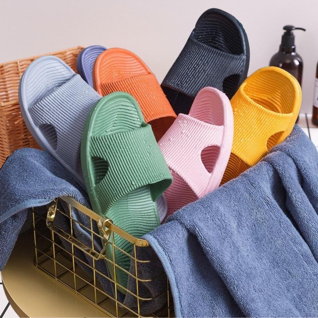 Dép Lê Xốp Nam Nữ Siêu Nhẹ,Êm Chân Mềm Mại,Chống Trơn Trượt Đi Trong Nha,Văn Phòng,Nha Tắm,Nha Vệ Sinh