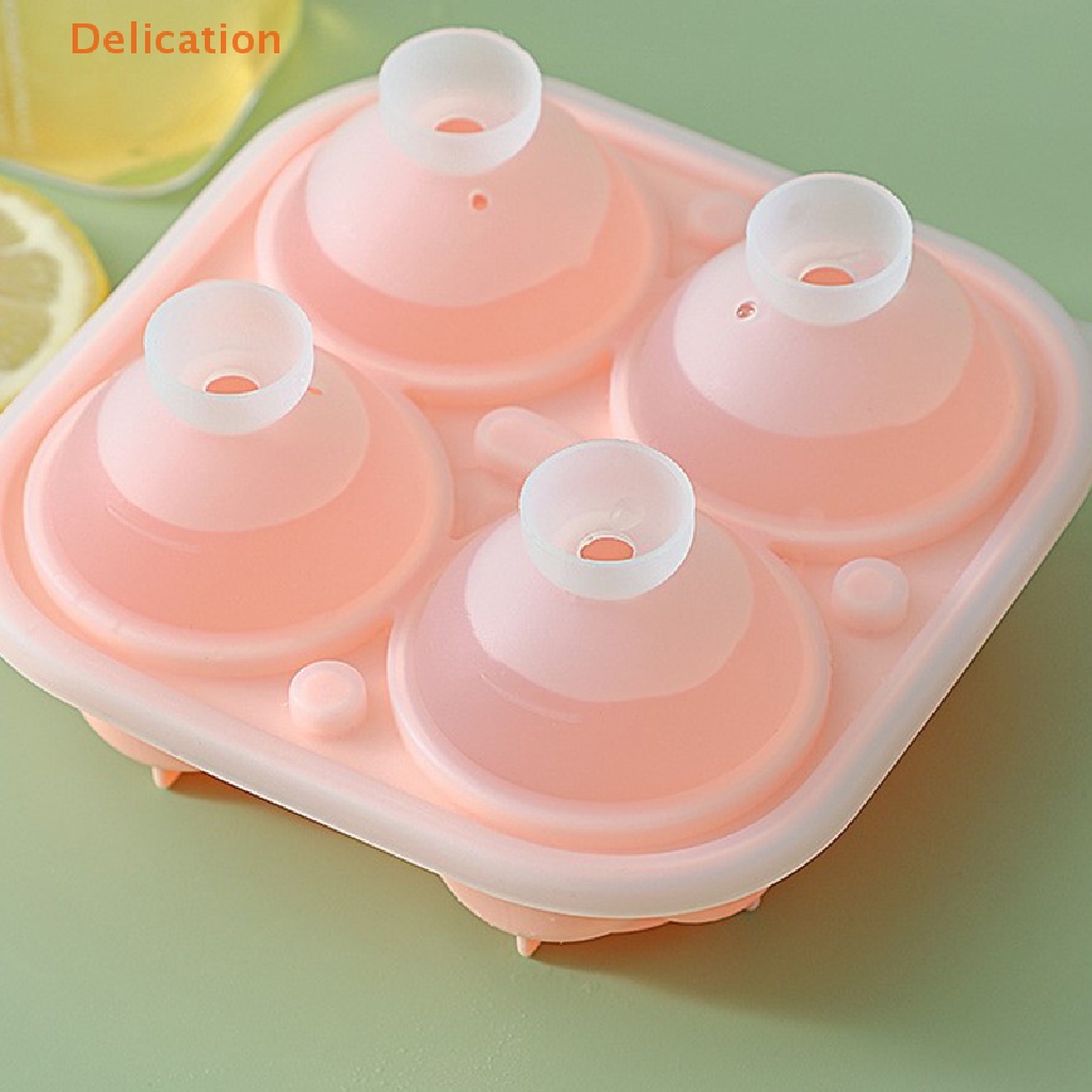 Khuôn Silicone Làm Đá 4 Ô Hình Hoa Hồng 3D Tiện Lợi