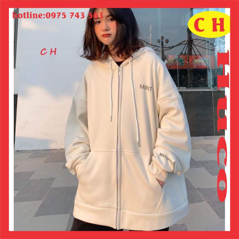 áo khoác hoodie thời trang thu đông nam nữ - có khóa phản quang Mint có túi bụng freesize, unisex, giá rẻ | BigBuy360 - bigbuy360.vn