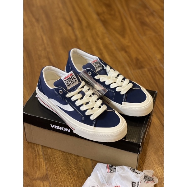 |CÓ SẴN| GIÀY SNEAKER VISION X ODD CIRKUS XANH THAN NAVY