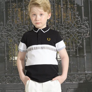 Áo polo cotton cao cấp 137kids áo phông có cổ cho bé trai thấm hút mồ hôi - ảnh sản phẩm 3