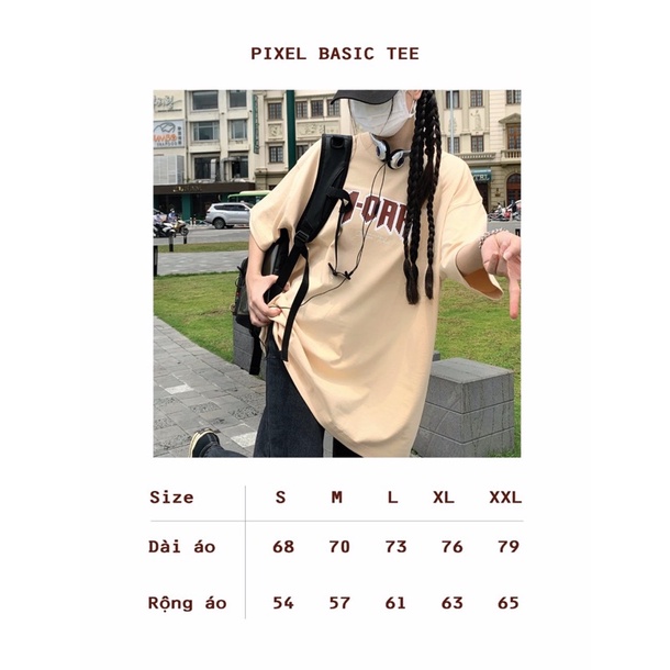 PIXEL BASIC TEE - ÁO THUN 1-OAK