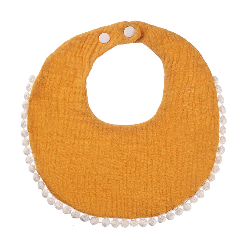 Yếm Ăn Bằng Cotton Có Thể Giặt Tiện Dụng Cho Bé