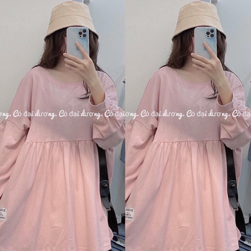 Áo Babydoll Tay Bồng Xếp Ly Tầng Tiểu Thư Ulzzang( Có Sẵn, Ảnh Thật)