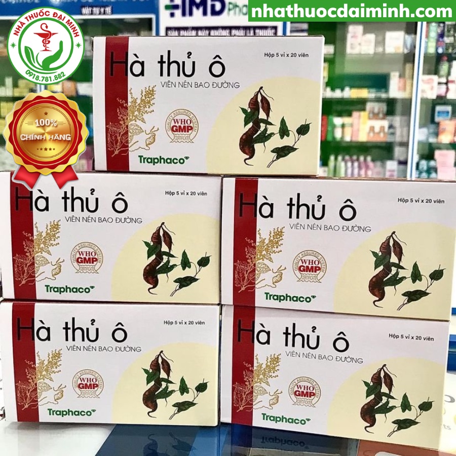 Hà Thủ Ô Traphaco Hộp 100 Viên