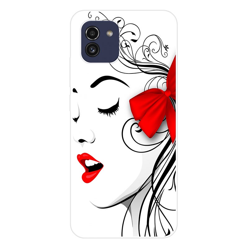 Ốp Điện Thoại TPU Dẻo In Họa Tiết Độc Đáo Thời Trang Cho Samsung Galaxy A03 Samsung A03