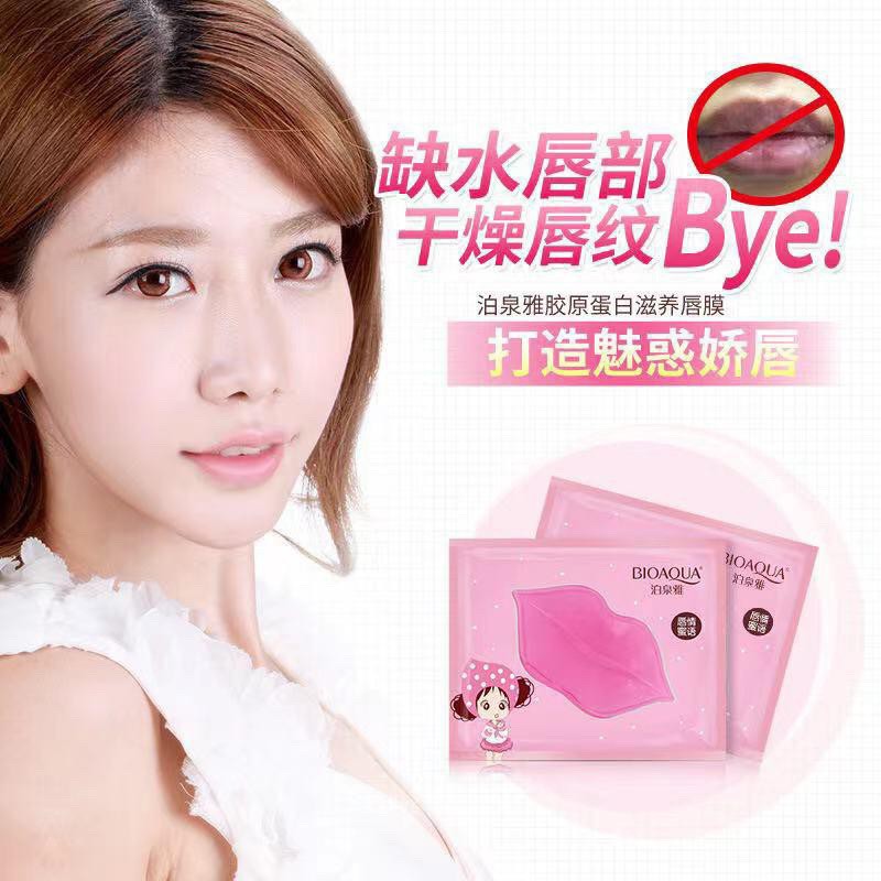 (hàng Mới Về) Mặt Nạ Môi Bioaqua Collagen Dưỡng Ẩm Hiệu Quả | BigBuy360 - bigbuy360.vn