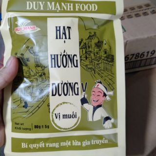 Gói 80g Hạt hướng dương vị muối Duy Mạnh food