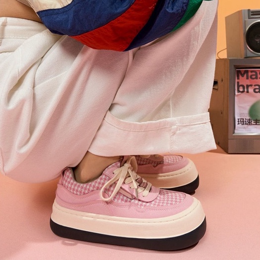 Giày thể thao hở ngón đế dày thời trang thu đông phong cách mới 2021 dành cho bạn nữ