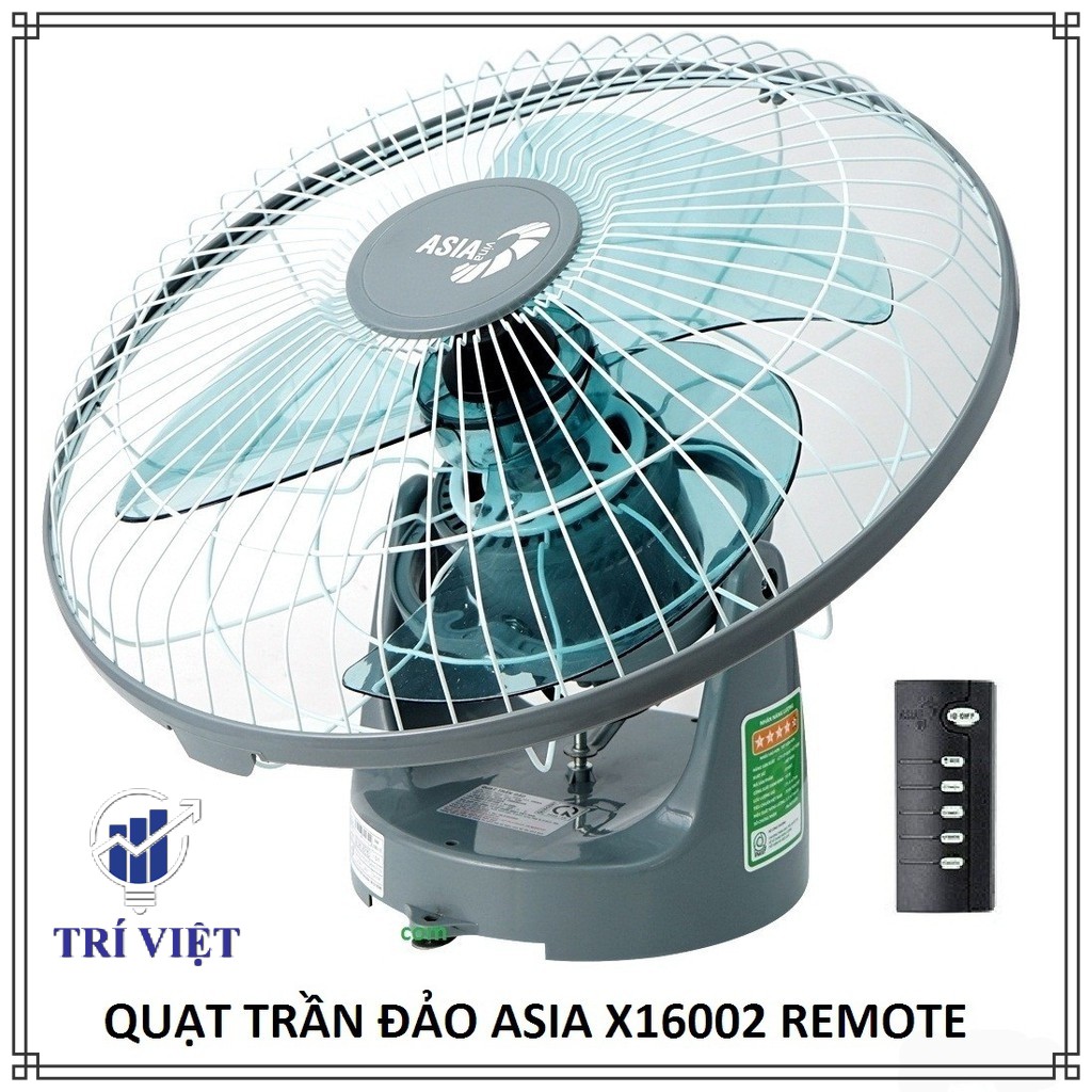 [FREESHIP] Quạt trần đảo Asia X16002 có Remote