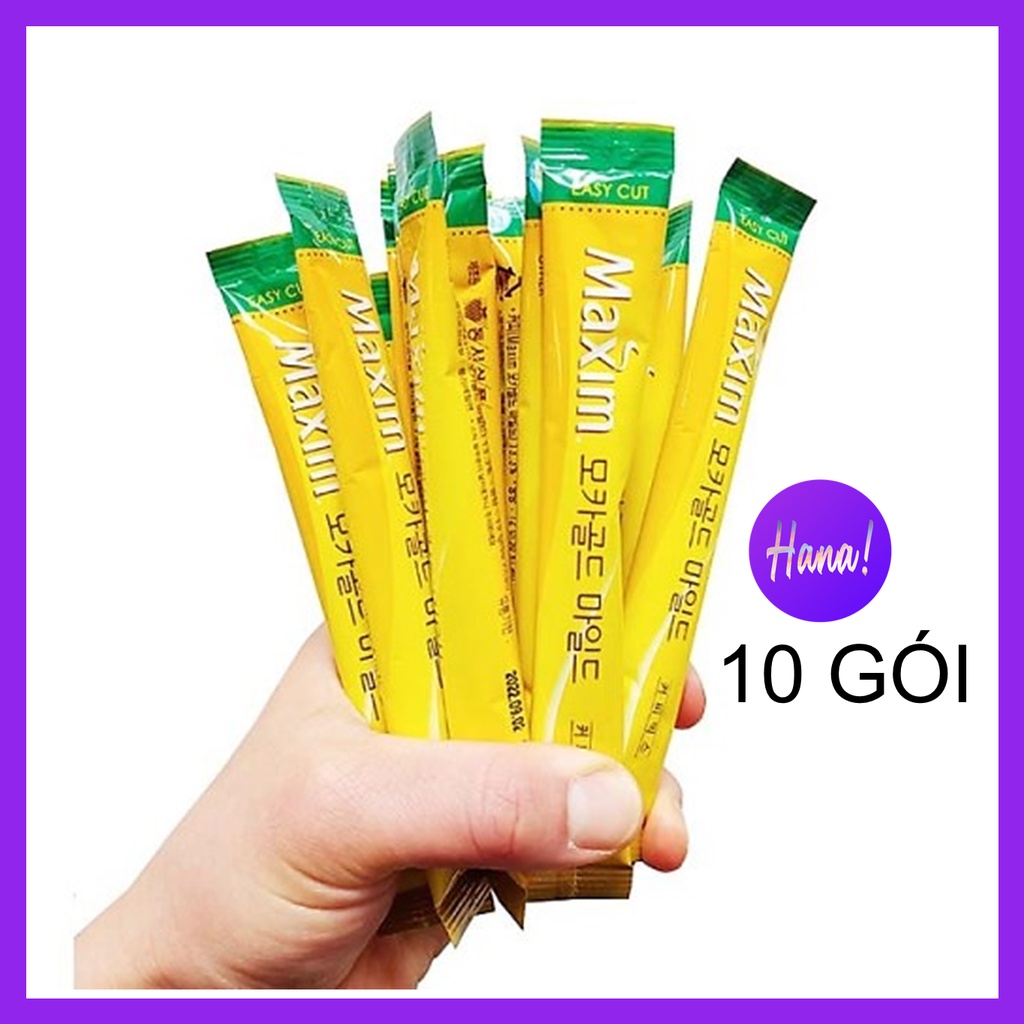 CÀ PHÊ MAXIM MOCHA GOLD MILD HÀN QUỐC Combo 10 GÓI (KOREA MAXIM COFFEE)
