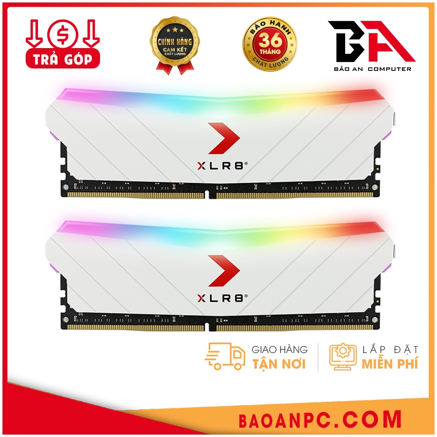RAM PNY XLR8 8GB BUS 3200 RGB  chính hãng