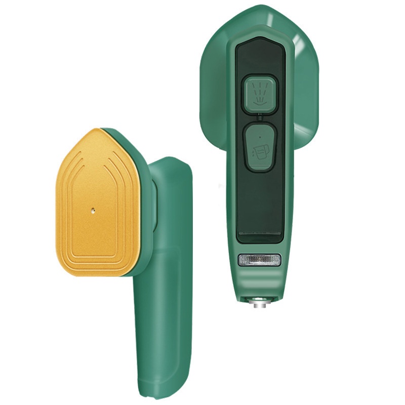 Máy Ủi Hơi Nước Mini, Bàn Là Quần Áo Cầm Tay Du Lịch Xanh Lá Cao Cấp, Tiện Lợi Dùng Được Cho Mọi Loại Vải Có M90