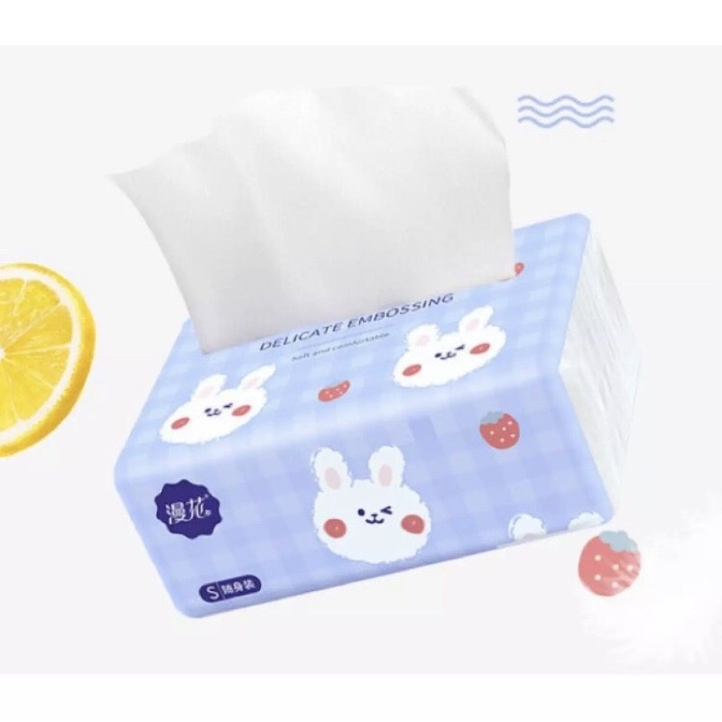 [Thùng 40 Gói] Giấy Ăn Thỏ Trắng Siêu Mịn Siêu Dai Cam Kết 100% Chính Hãng , An Toàn Sức Khỏe