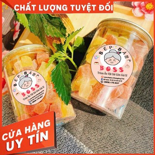 450g LON KẸO DẺO SỮA 7 LOẠI TRÁI CÂY ĐÀ LẠT