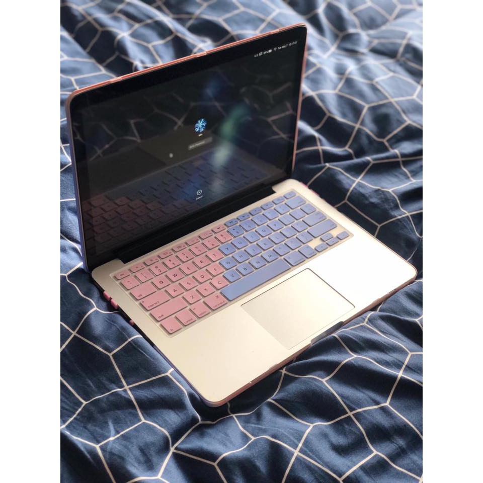 [Mã ELFLASH2 hoàn 10K xu đơn 20K] Combo Case Ốp + Phủ Phím Macbook Màu Ombre ( đủ  | BigBuy360 - bigbuy360.vn