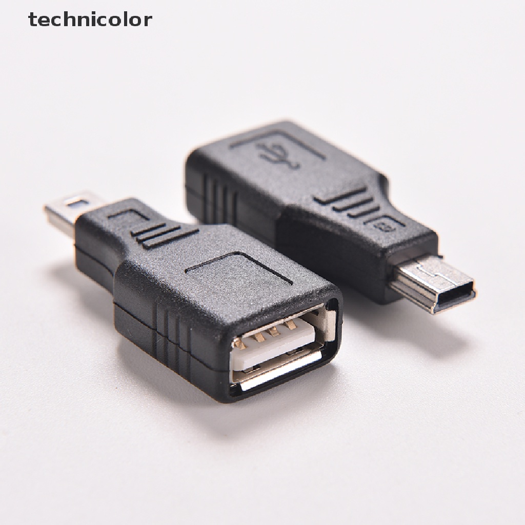 technicolor Network USB 2.0 A Female to Mini USB B 5 Pin Male Cord Cable Hub Adapter TYG