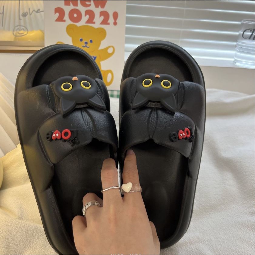 Dép bánh mì nữ quai ngang MEO bản cao cấp - Dép ulzzang êm chân phong cách Hàn Quốc