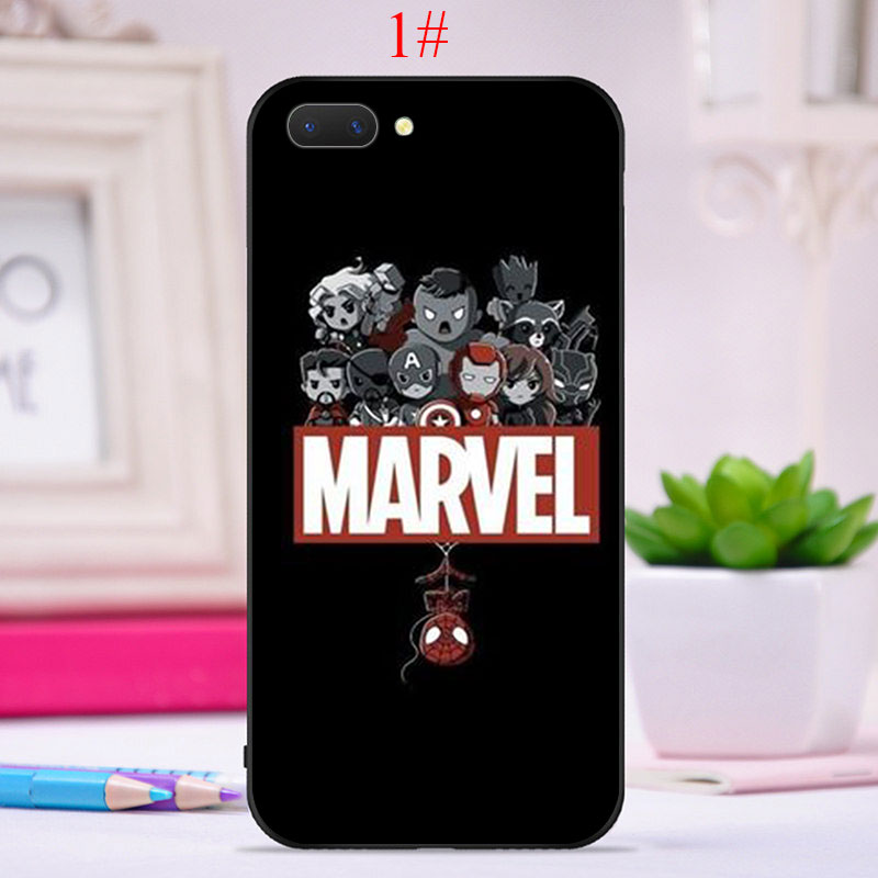 Ốp Điện Thoại Silicon Mềm Họa Tiết Truyện Tranh Marvel Qd38 Cho Oppo Realme X Lite 5i 5s 5 6 Pro Q Xt X2 K5 K3 C2 C3 X50