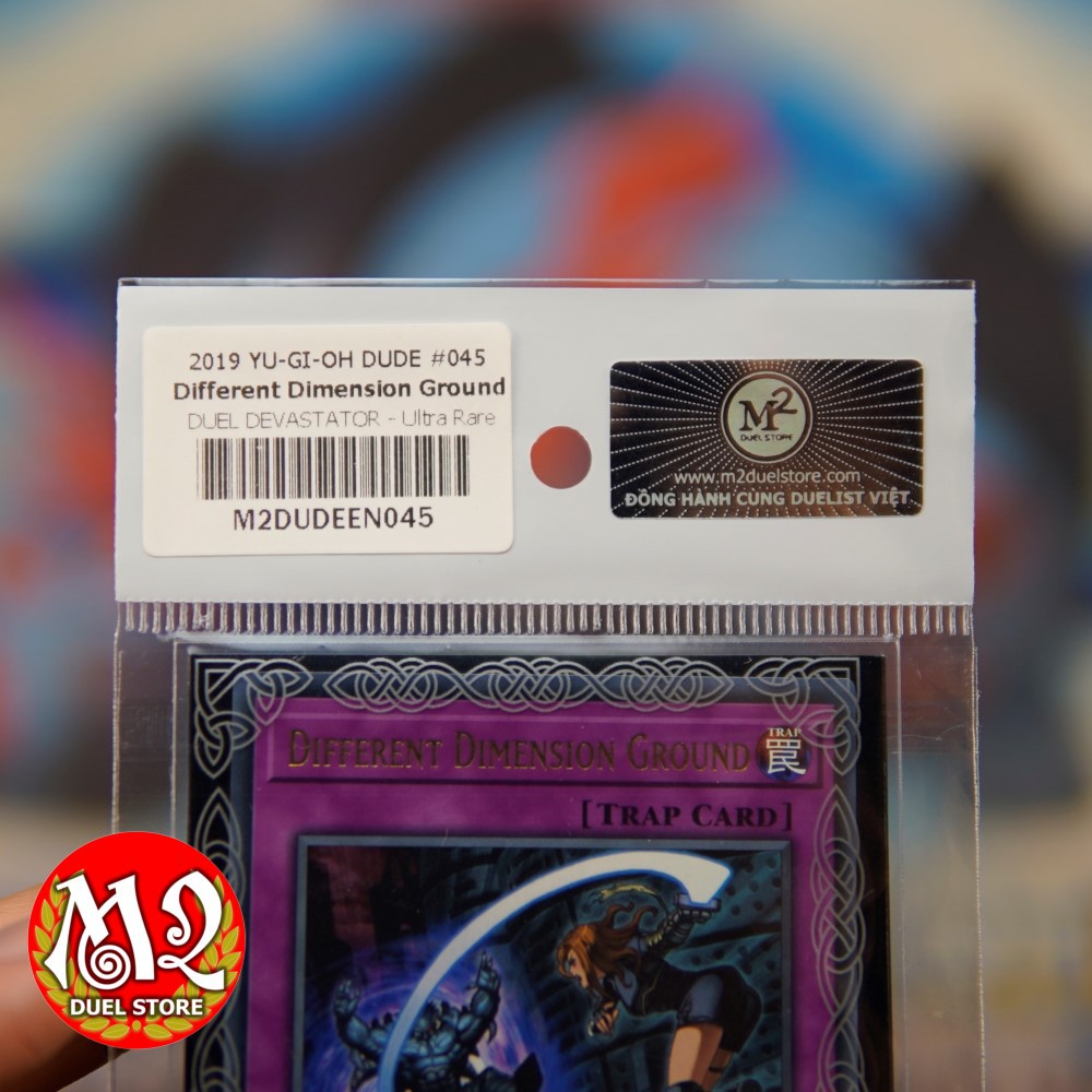 Thẻ bài yugioh DUDE-EN045	Different Dimension Ground - Ultra Rare -  Bảo quản M2SCCQ-LITE