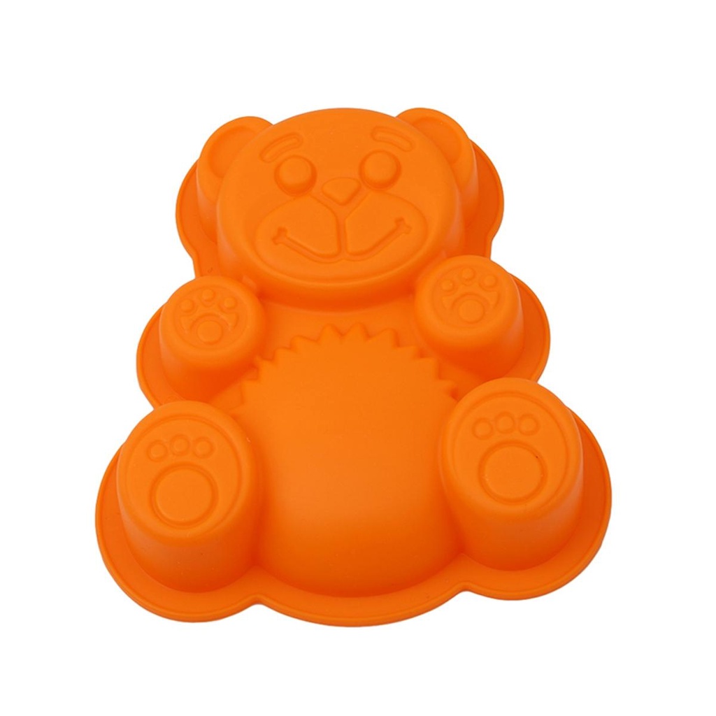 AUGUSTINA Khuôn Làm Bánh Silicone Hình Động Vật 3D