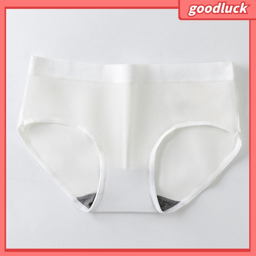 Quần Lót Cạp Vừa Màu Sắc Tinh Khiết Thoải Mái Có Size Lớn Dành Cho Nữ
