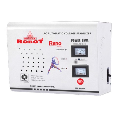 Ổn Áp 1 Pha Treo Tường ROBOT - RENO 8KVA - hàng chính hãng