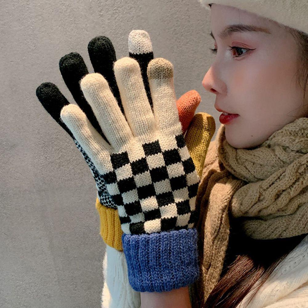 1 Găng Tay Lái Xe Chất Liệu Dày Mềm Mại