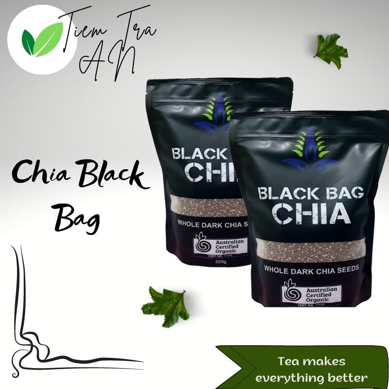 Hạt chia đen Úc Black Bag 500g organic