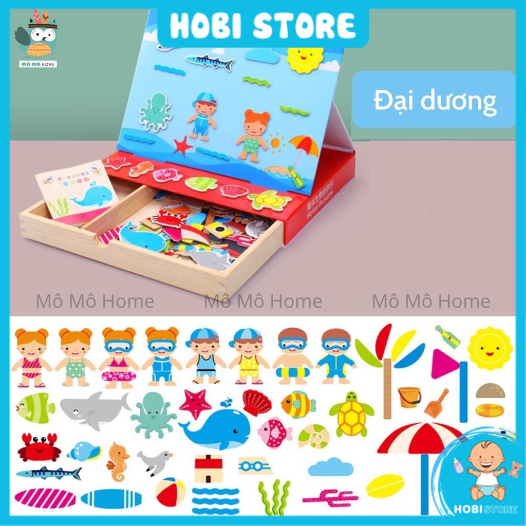 Đồ chơi trẻ em bé gái ghép hình - đồ chơi giáo dục phát triển trí não cho bé - Hobi Store