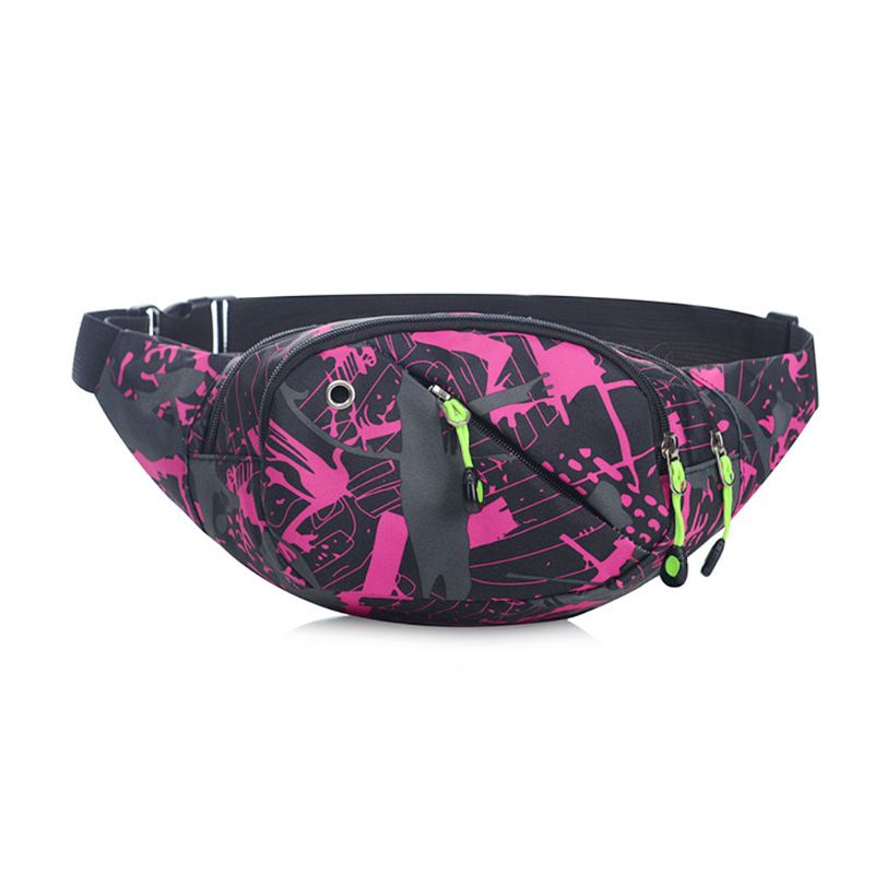 Túi Đeo Hông Chống Nước Có Lỗ Xỏ Tai Nghe Thời Trang