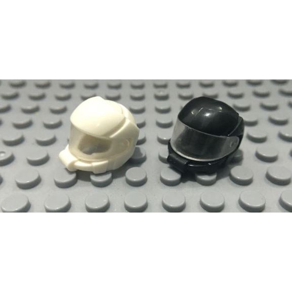 Đồ chơi lắp ráp swat army , mô hình lắp ghép - Nón bảo hiểm moto (Đen - Trắng)(MFA TOY STORE)
