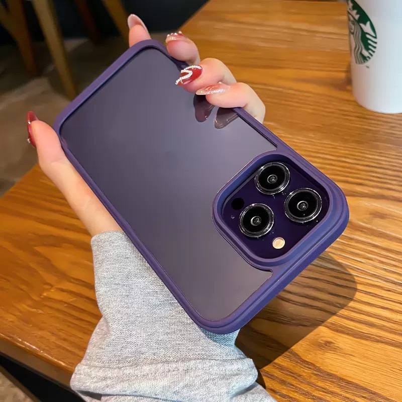 Cook Purple Ốp Điện Thoại iphone 14 promax case iphone 13 pro max 12 / 11 pro max ốp lưng iphone 14 plus Một cảnh bảo vệ đểm bảo hiểm xuyên và rõ silicon