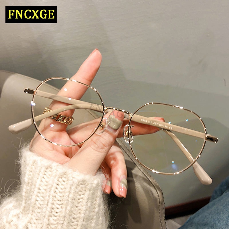 FNCXGE -0.5~-6.0 Prefabricated myopia glasses, anti-blue, flat frame, fashion style