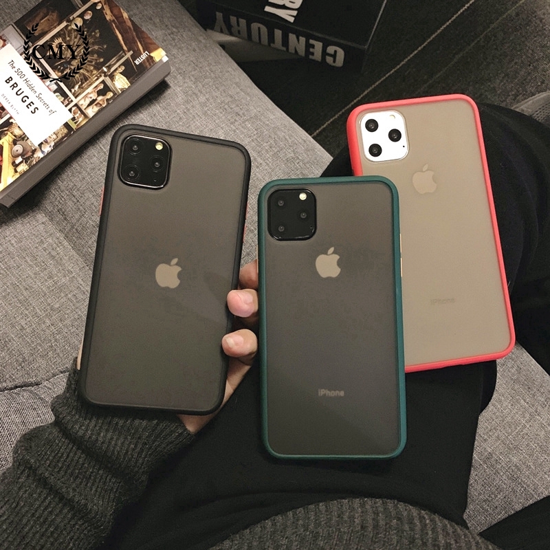Ốp lưng TPU silicon mặt nhám dành cho iPhone 11/11Pro/11ProMax X XR XS XS MAX 6 7 8 Plus SE | BigBuy360 - bigbuy360.vn