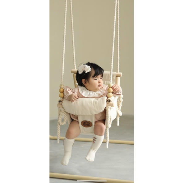 Xích Đu Vải Ome Phong Cach Han Quoc 2 Trong 1 Cho Bé Từ 6 Tháng Đến 10 Tuổi