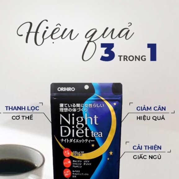Trà giảm cân NIGHT DIET 24 gói (40/th)