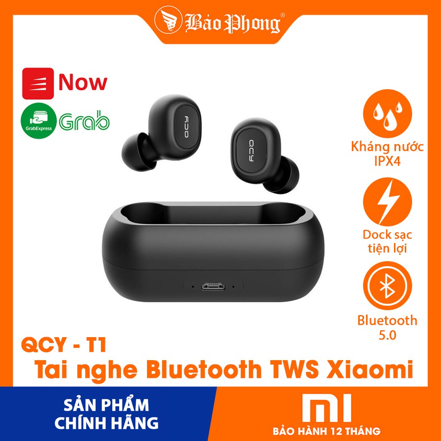 Tai nghe bluetooth Xiaomi QCY T1 True Wireless Binaural Mới 100% nguyên seal