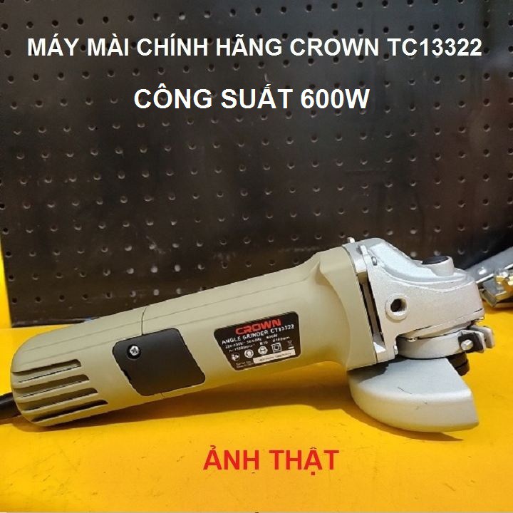 Máy Mài Tặng Đĩa Cắt, Máy Cắt Crown CT13322 - CT13288 Có Ảnh Thật - Hàng Chính Hãng 100%