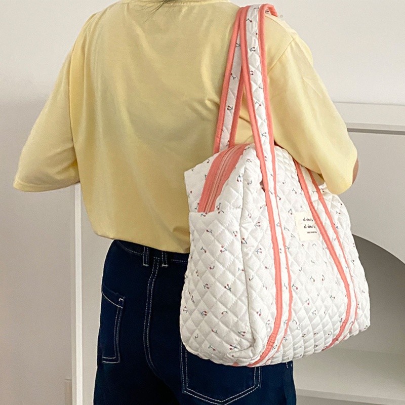 Túi Xách Đeo Vai Kích Cỡ Lớn In Hoạ Tiết Đơn Giản Xinh Xắn Dành Cho Mẹ Bỉm Sữa