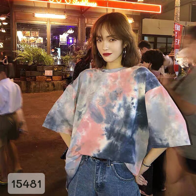 Áo BIG SIZE Tshirt Loang CAM 15481