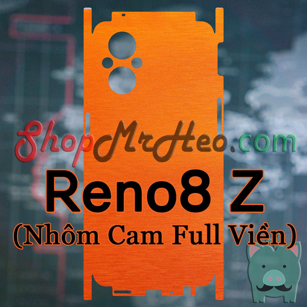 Skin Dán Full Mặt Sau Lưng và Viền Vân 3D Oppo Reno8 Z / 8Z / Reno 8 Z