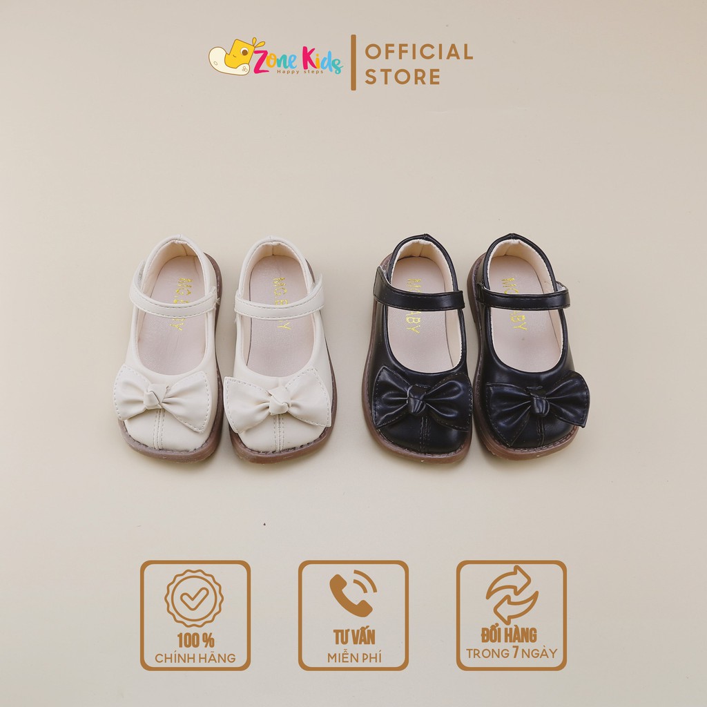 Giày búp bê đính nơ cho bé gái Zonekids - B12