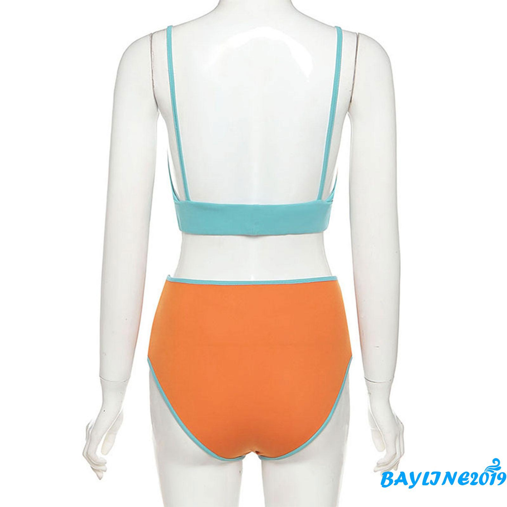 Bộ Đồ Lót 2 Mảnh Cổ Chữ V Màu Sắc Thời Trang Cho Nữ | BigBuy360 - bigbuy360.vn