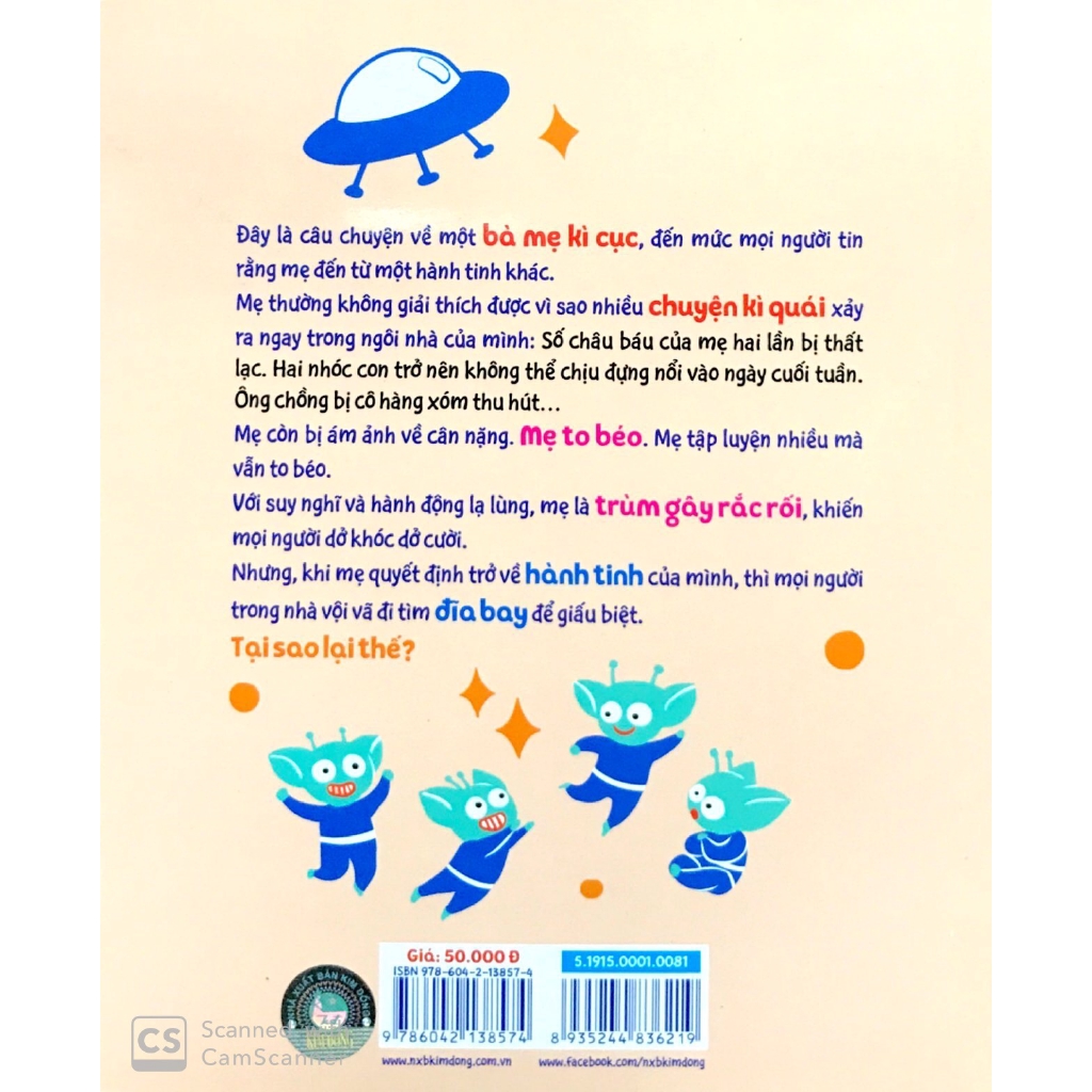 Sách - Mẹ Tớ Là Người Ngoài Hành Tinh