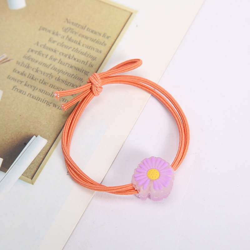 Dây Cột Tóc Dạ Quang Phát Sáng Hình Bông Hoa Dễ Thương