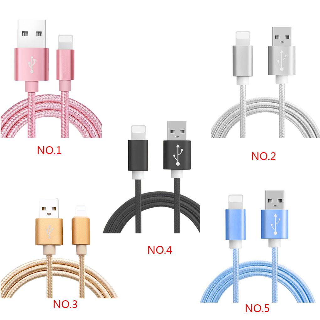 Cáp Sạc Dây Bện Dài 1M Cho iPhone